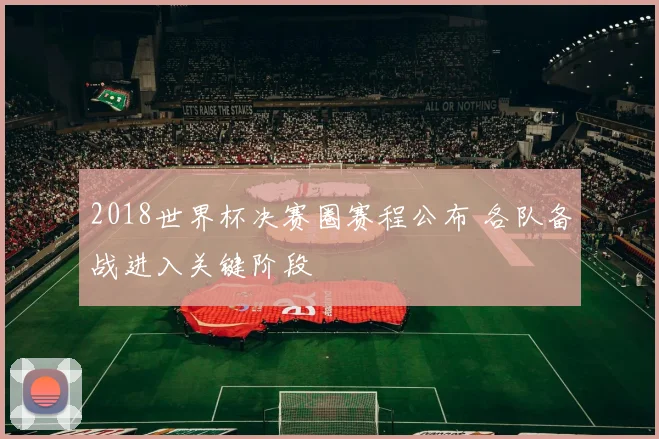 2018世界杯决赛圈赛程公布 各队备战进入关键阶段